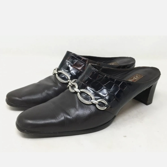 Brighton Shoes - Brighton Twiggy Heeled Mules Women's Booties 7